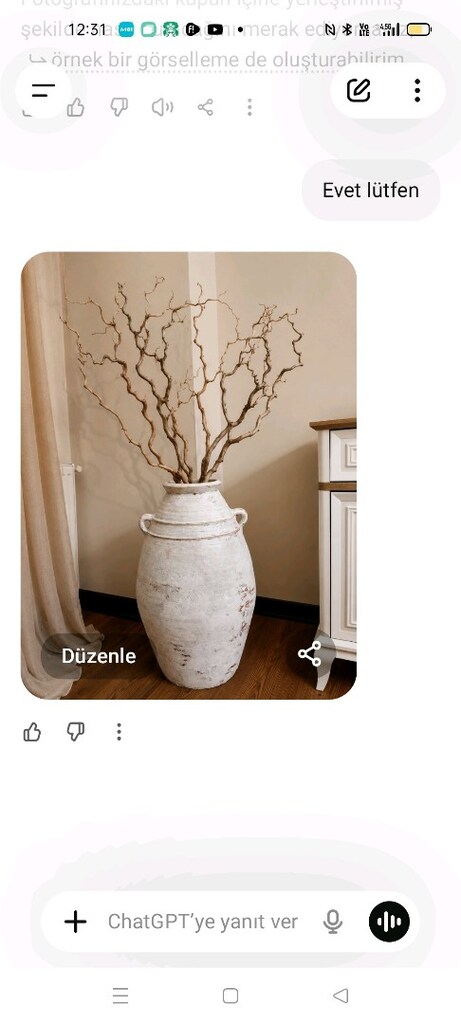 Dekoratif Seramik Küp Vazo - 7