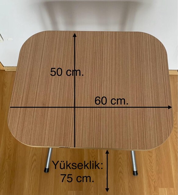 MASA, KATLANIR ÇOK AMAÇLI 60*50