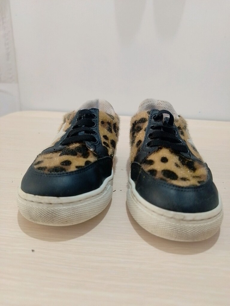 Leopar desenli Kız çocuk ayakkabı - 5
