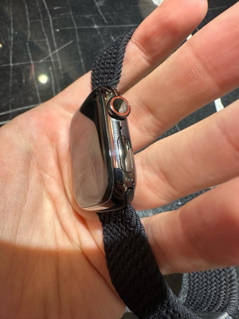 Apple Watch 7 41mm Stainless Steel Paslanmaz Çelik Kasa Temiz - 2