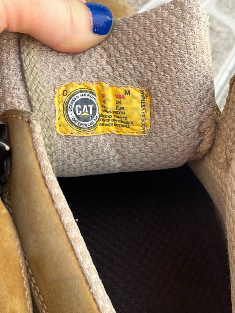 Caterpillar (CAT) Orijinal Taba Süet Bot - 7