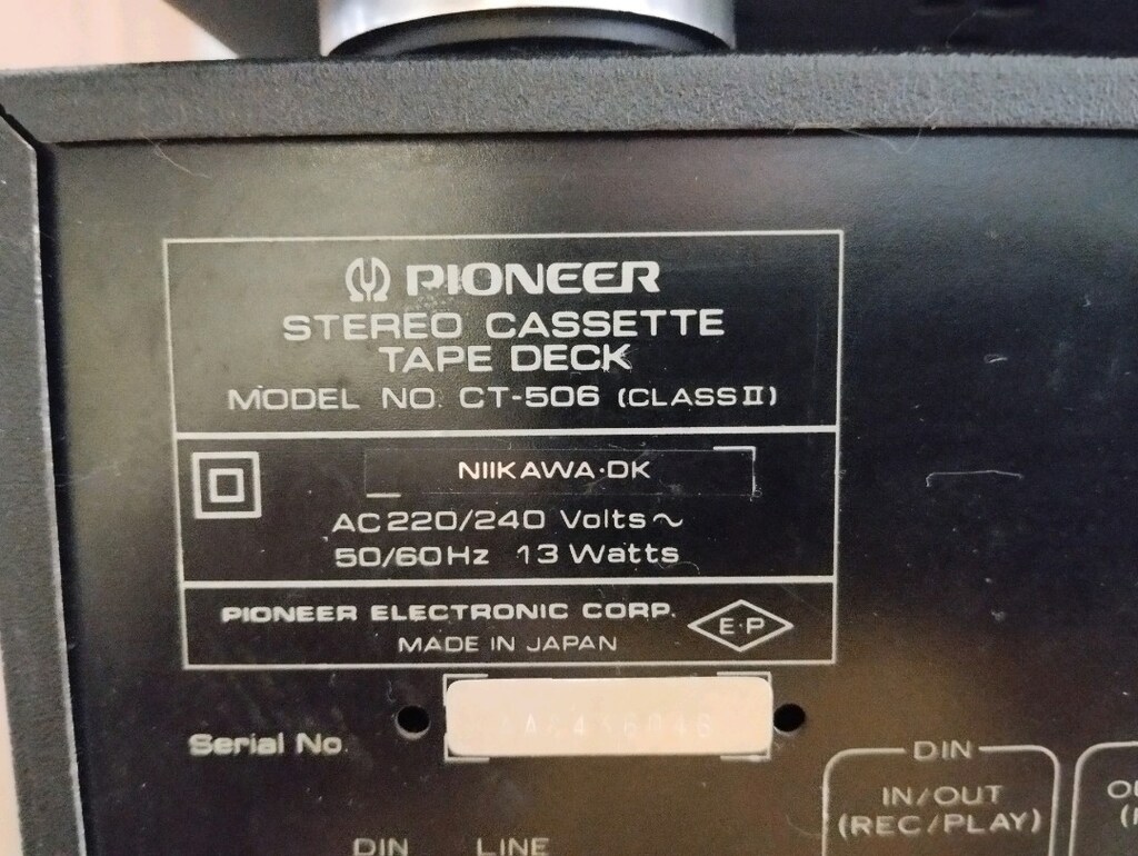 Çeşitli marka kaset dekler Proton/Telefunken/Pionner/Grundig - 9