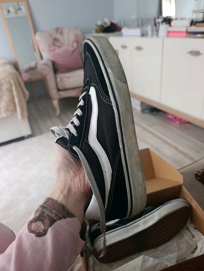 Erkek VANS BROOKLYN LS (SİYAH / BEYAZ) 44 numara - 6