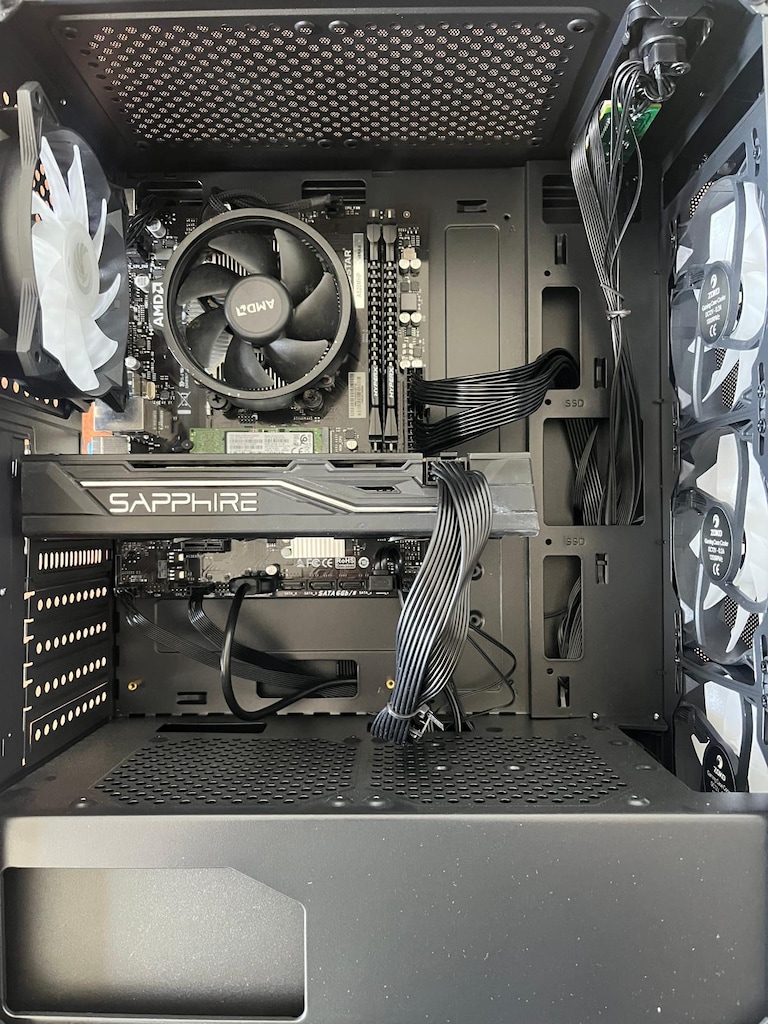 RYZEN 2600 / SAPPHİRE RX470 / 16gb RAM OYUNCU GAMİNG BİLGİSAYARI - 3