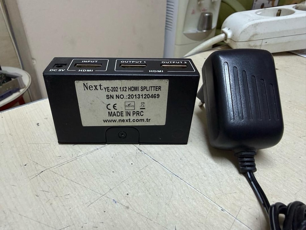 Next YE-202 1x2 HDMI Splitter (Sinyal Çoklayıcı/Dağıtıcı) - 4