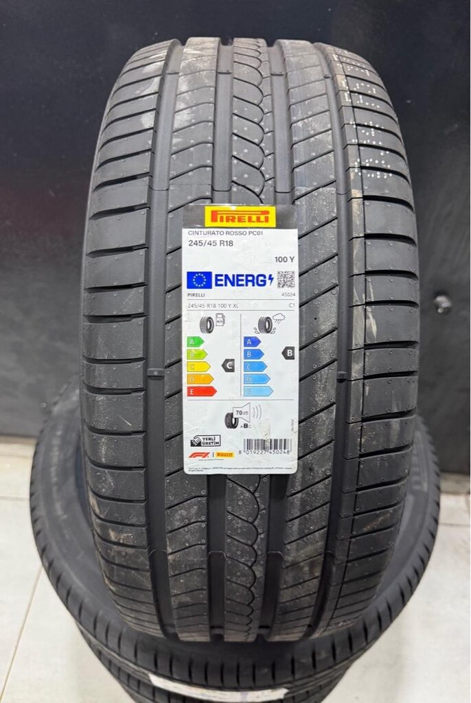 245/45R18 XL PİRELLİ CINTURATO ROSSO (DOT:12/26) 4 ADET FİYATI - 2