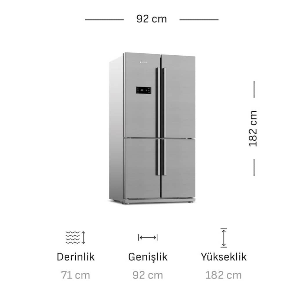 Arçelik Çift Kapılı Buzdolabı - Temiz Kullanılmış - 8