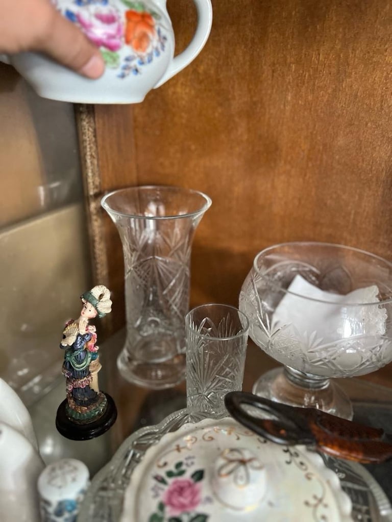 kiristal vazo şekerlik sürahi takım gerçek kiristal - 2