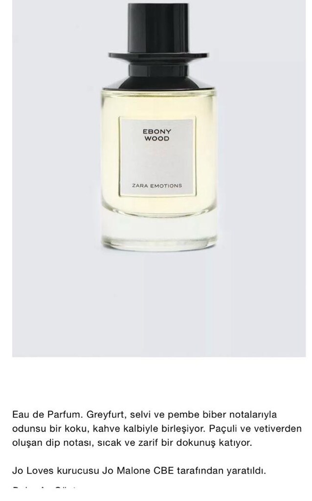 ZARA EBONY WOOD EDP UNİSEKS - 3