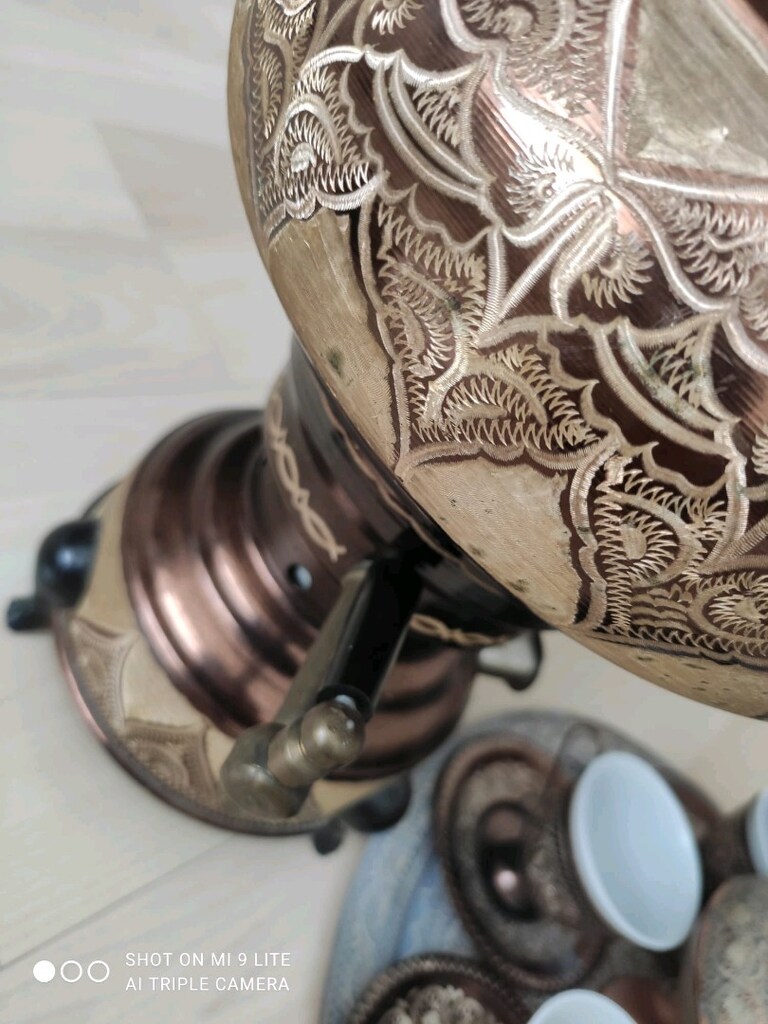 Semaver bakır takım sıfır - 6