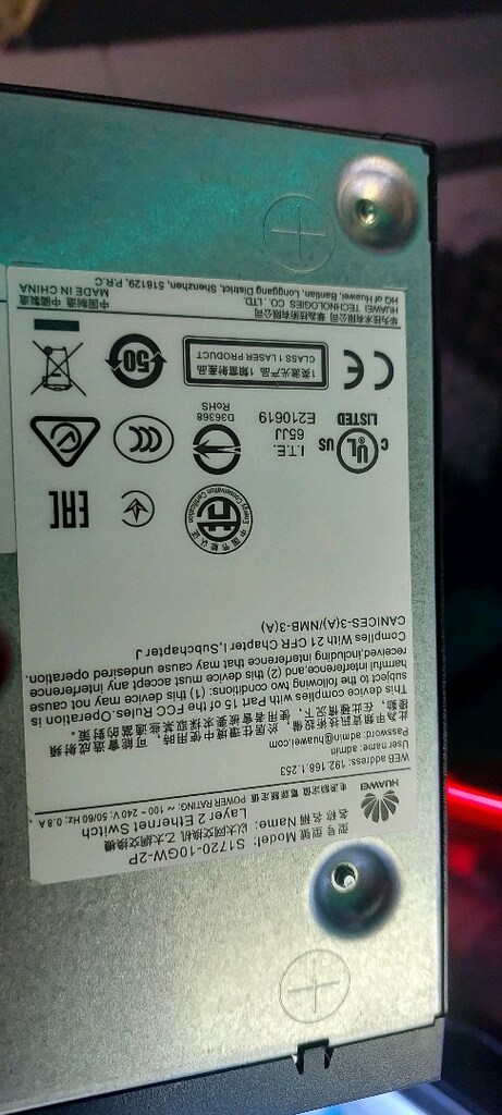 HUAWEI S1720 10GW-2P 100/1000 GIGABIT SWICH - 4