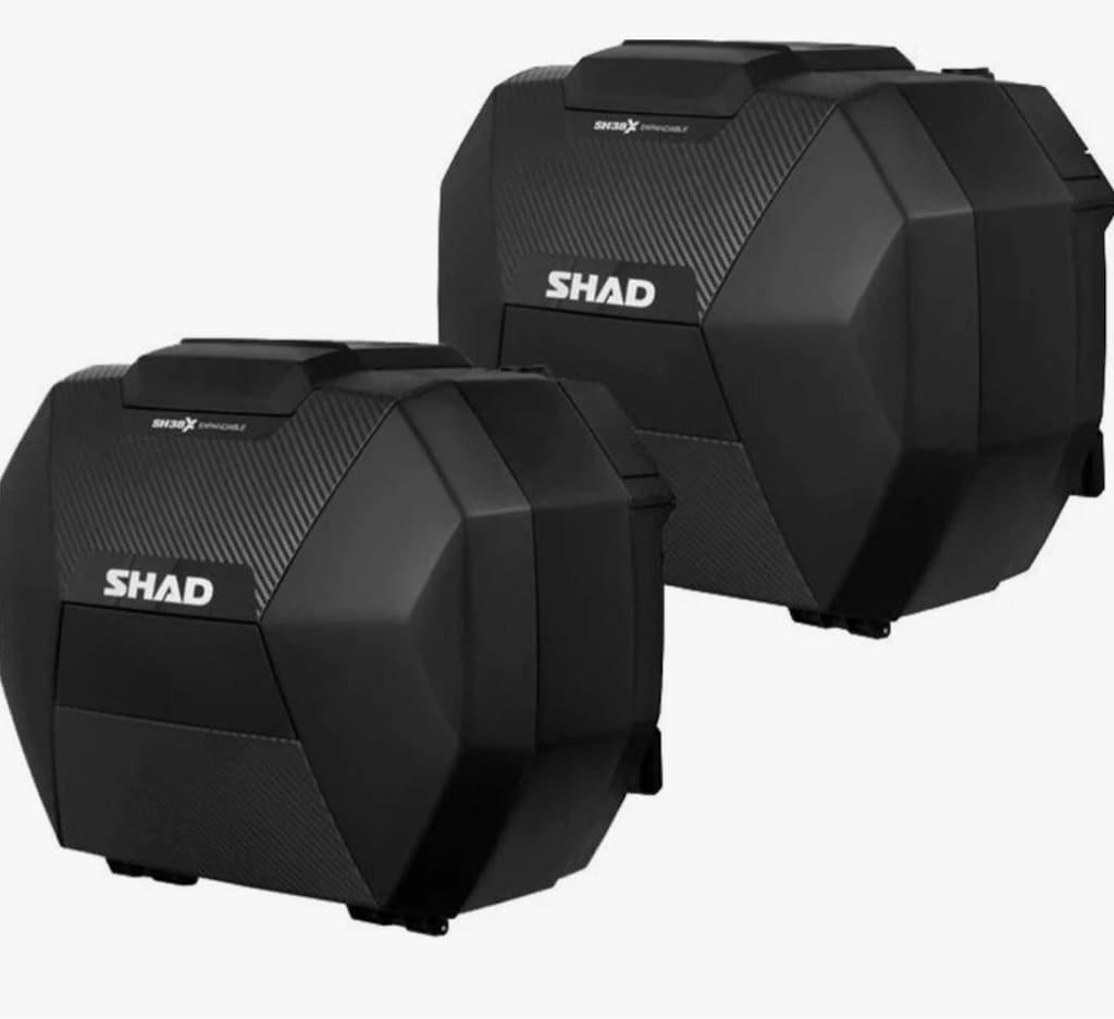 SHAD Premium 3’lü Set: TR55 Terra Alüminyum & SH38X Körüklü Yan Çantal - 2