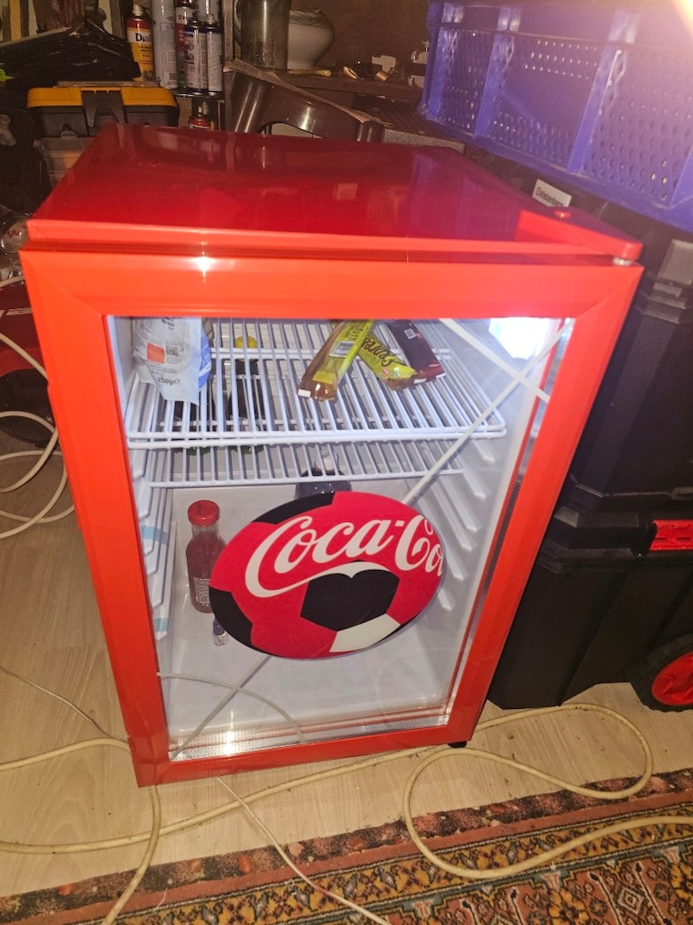 mini buzdolabı sıfır coca cola amblemli - 6