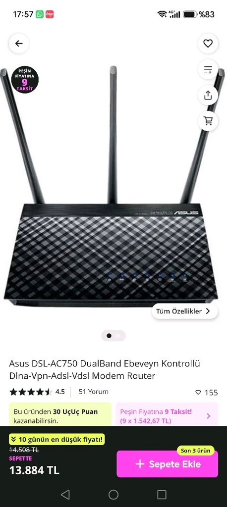 Asus vdsl 5 GHZ modem - 3