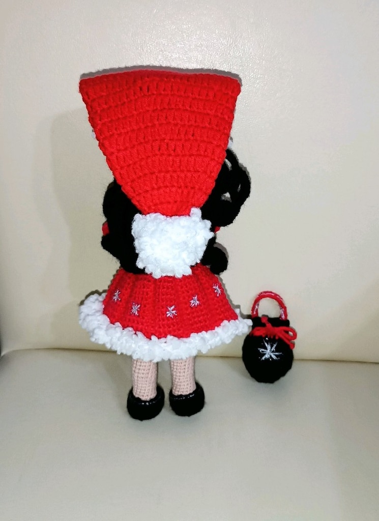 Amigurumi noel temalı bebek - 5
