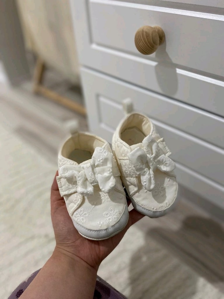 3 adet bebek ayakkabısı - 4