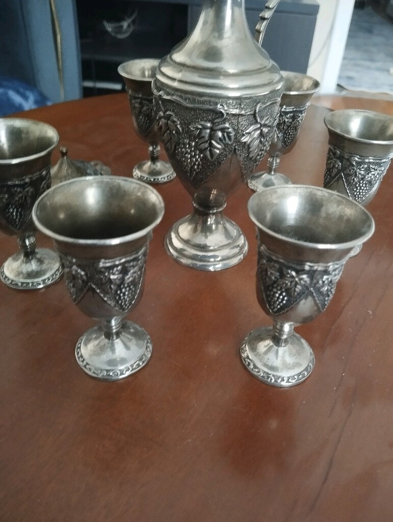 Antika fincan ve sürahi lokum takimi - 2