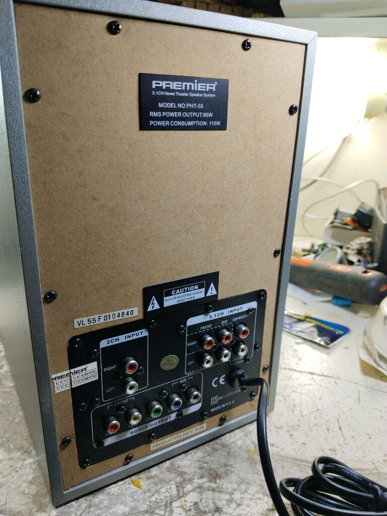 YENİ PREMİER - PHT - 55 MARKA VE MODEL NUMARALİ KUMANDALI 5+1 SİSTEM - 3