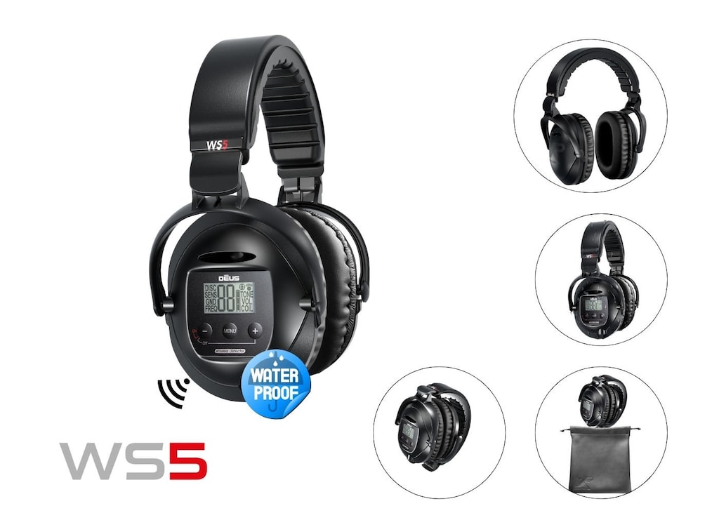 XP Deus WS5 Master Tam Kablosuz Dedektör — WS5 Kulaklık ve 22 cm X... - 3