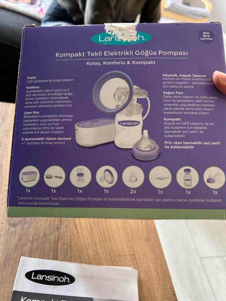 Lansinoh Elektrikli Göğüs pompası - 8