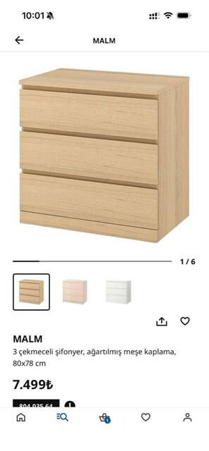 IKEA MALM Şifonyer