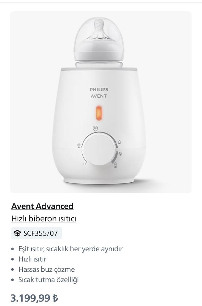Philips avent hızlı Biberon ısıtıcı - 2