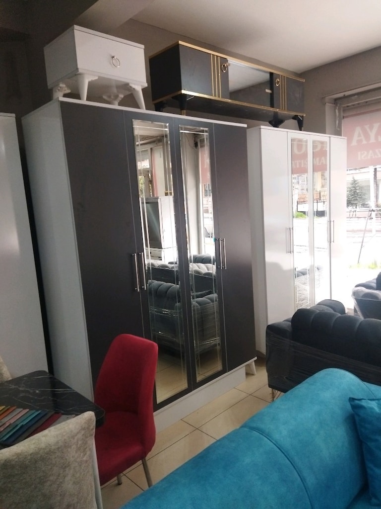 özel ölçülü 4 kapaklı gardolabi - 7