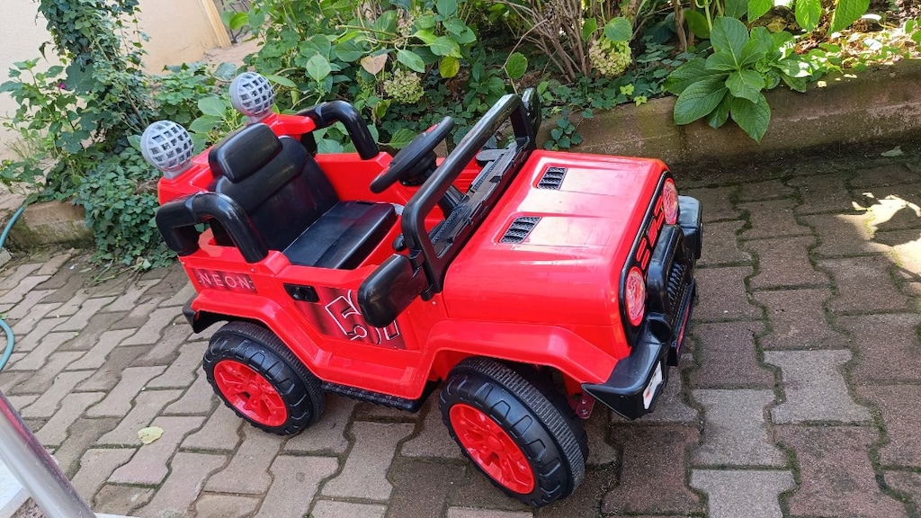 12V akülü full Neon akülü çocuk aeabasi - 4