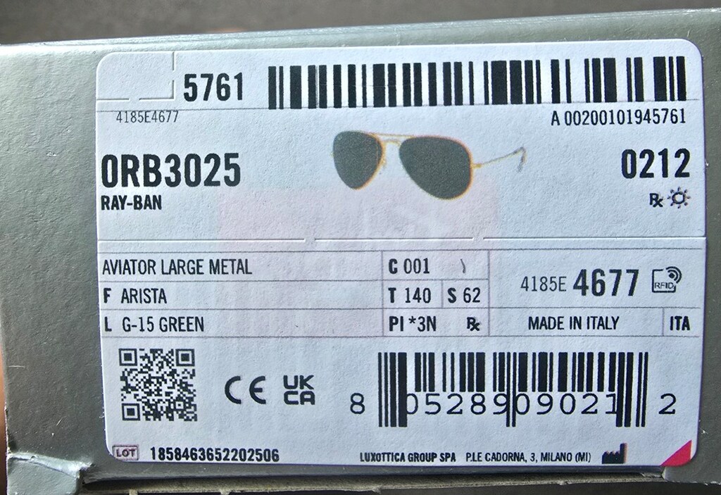 Ray Ban Orb 3025 erkek gü eş gözlüğü - 4