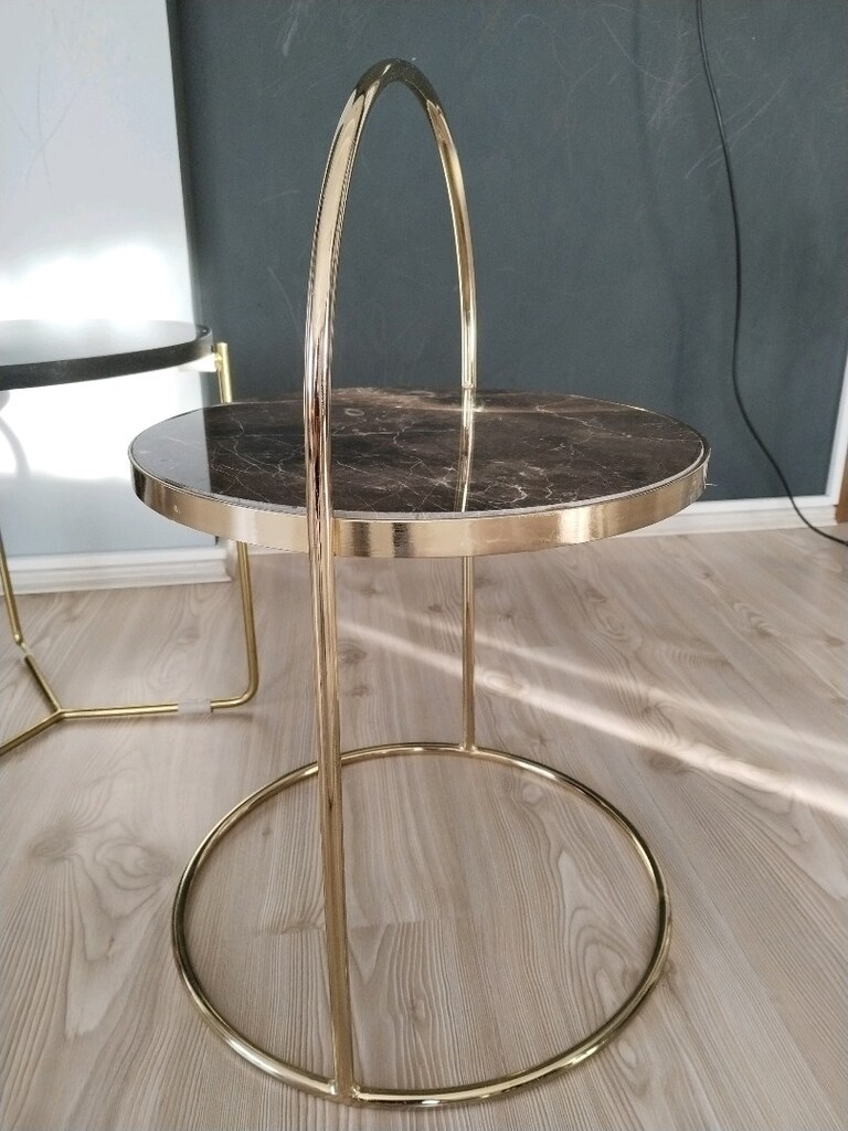 Zara home mermer ikili sehpa - 5