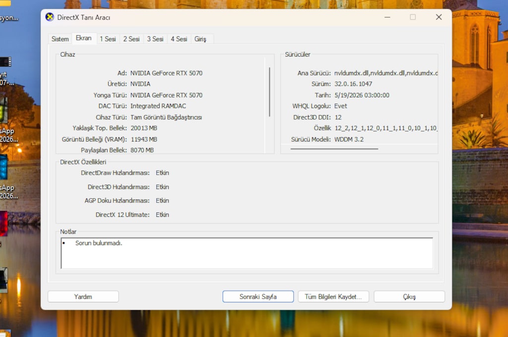 RTX 5070 + i5-14600KF Oyuncu Bilgisayarı ve LG 144Hz Monitör - 6