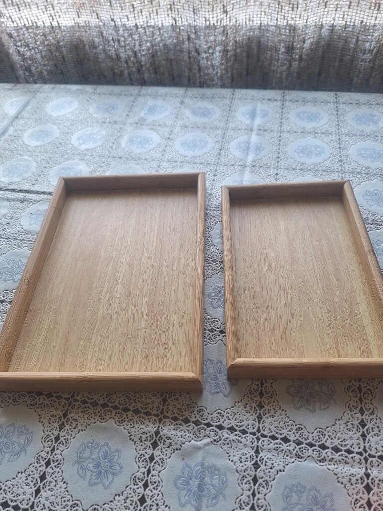 ikili ahşap tepsi - 7