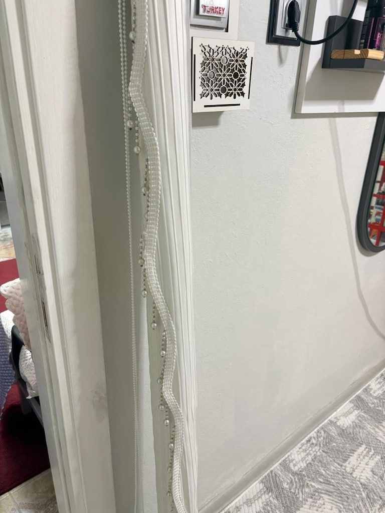 Temiz / Boncuk Detaylı Çift Mekanizmalı Zebra Stor Perde - 8