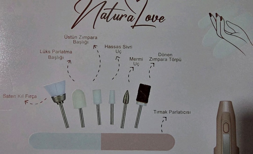 NaturaLove Tırnak bakım seti. Sıfır kutusunda. - 13