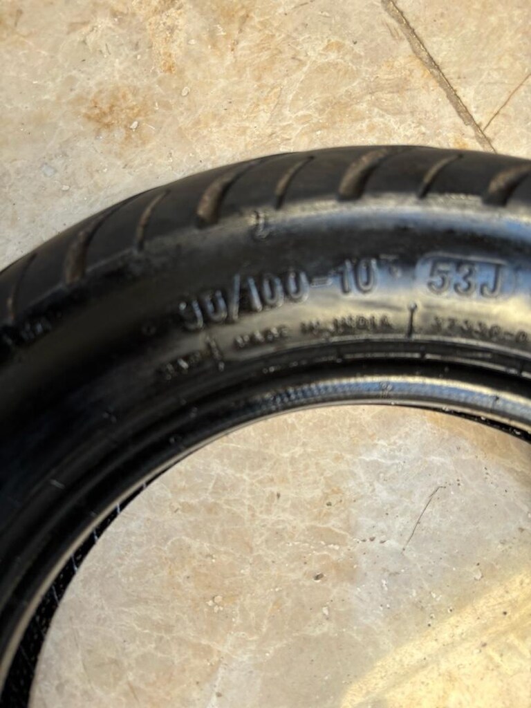 90/100-10 motor lastiği, yeni gibi - 12