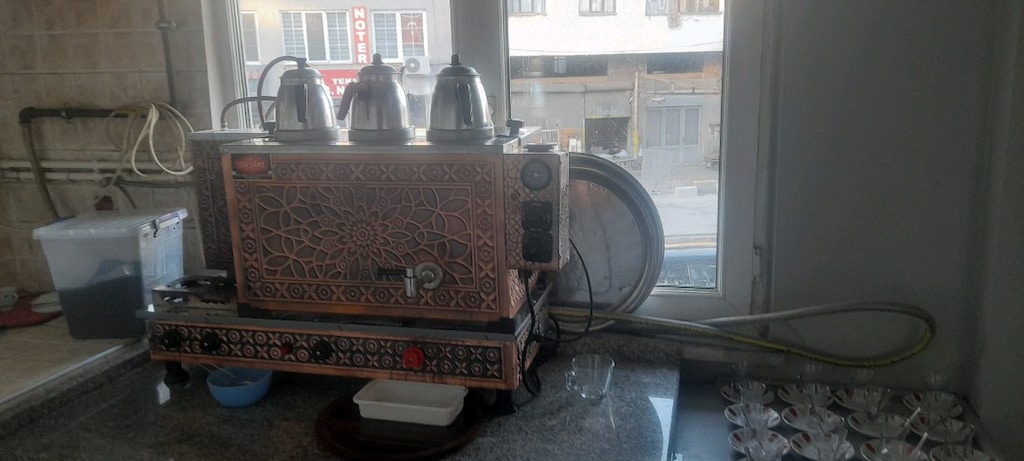 bakır dogalgazli cay kazani - 2