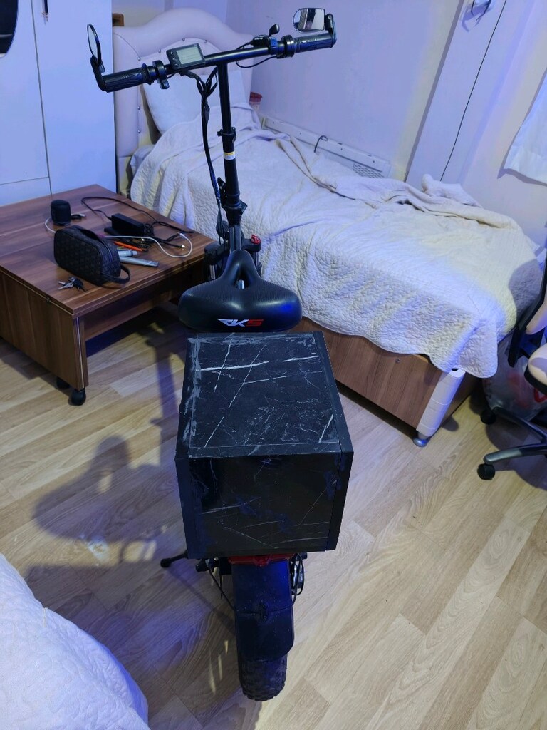 elektrikli bisiklet sele üstü dolap kilitli - 3