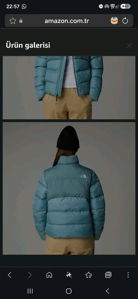 The North Face kadın şişme mont - 8