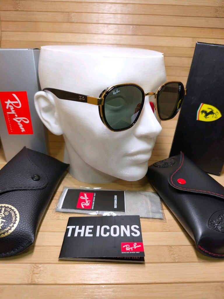 Ray-Ban 3674-M F031/71 Ferrari Klasik unisex Güneş Gözlüğü Orj.