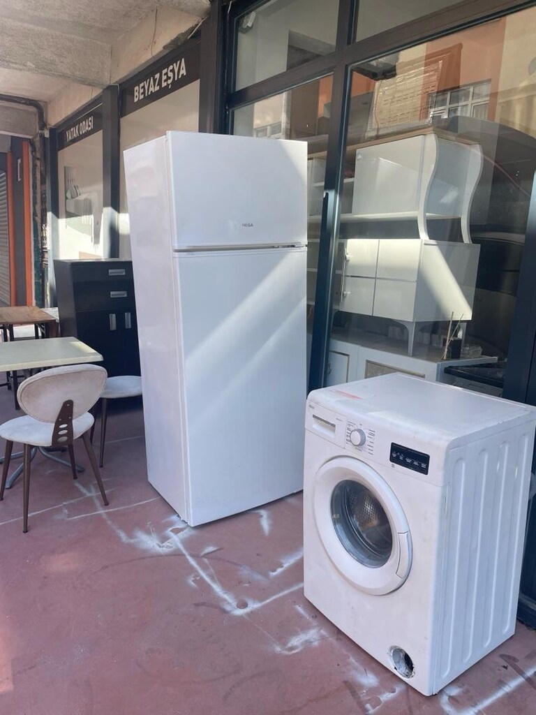 beyaz eşya buzdolabı ve çamaşır makinesi - 2