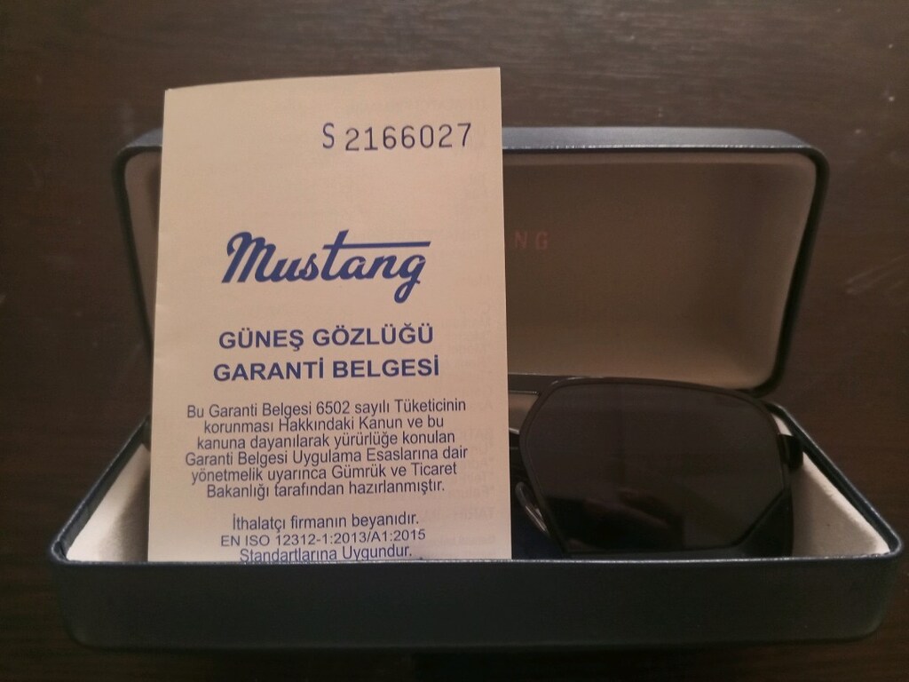 MUSTANG GÜNEŞ GÖZLÜĞÜ 2025 MODEL