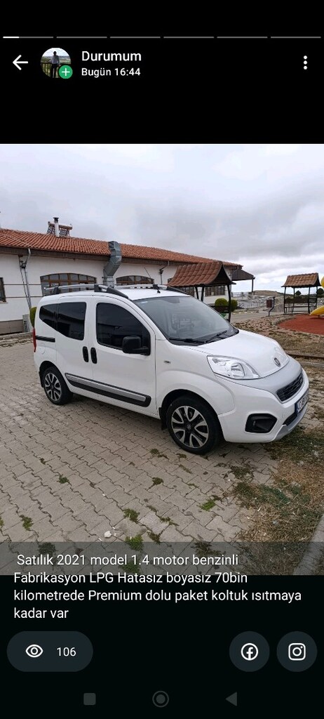 2021 model 1.4 motor benzinli Fabrikasyon LPG 70 bin km Premium paket - 4