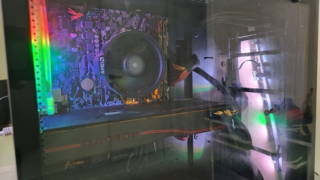 RYZEN 3500X CPU 16GB RAM 8GB RX5700XT 600W POWER SSD* HDD - 9
