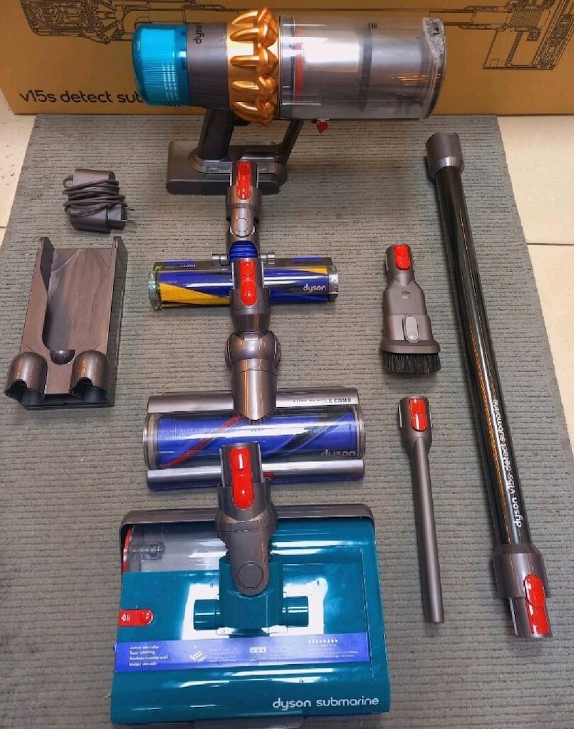 Dyson V15s Detect Submarineıslak&kuru Garantili(Teşhir)Şarjlı Süpürge - 6