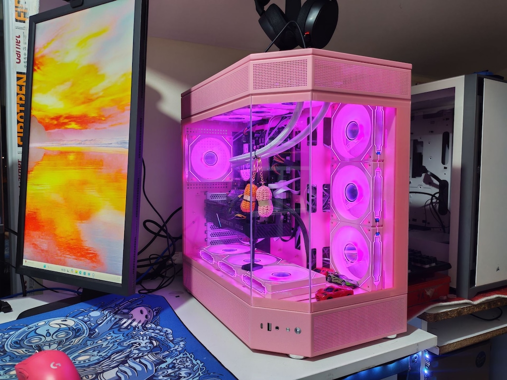 Acegeek Icecube 7 FANLI PEMBE AKVARYUM KASA BOŞ - 8