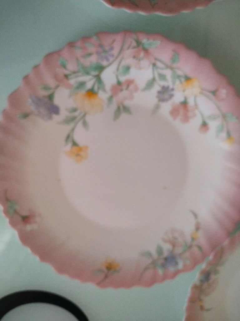 Pembe Opal Servis tabak Seti - 5