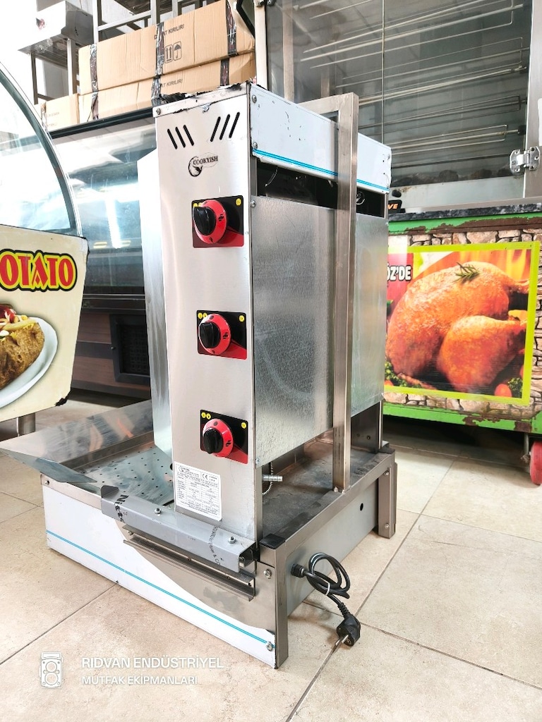alttan motorlu döner ocağı tüplü döner ocağı motorlu döner makinası - 9