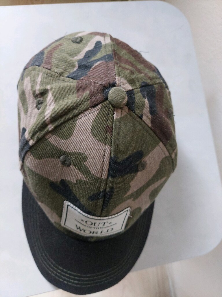 Yeşil Kamuflaj desen outdoor şapka - 4