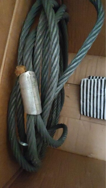 çelik halat yaklaşık 9metre