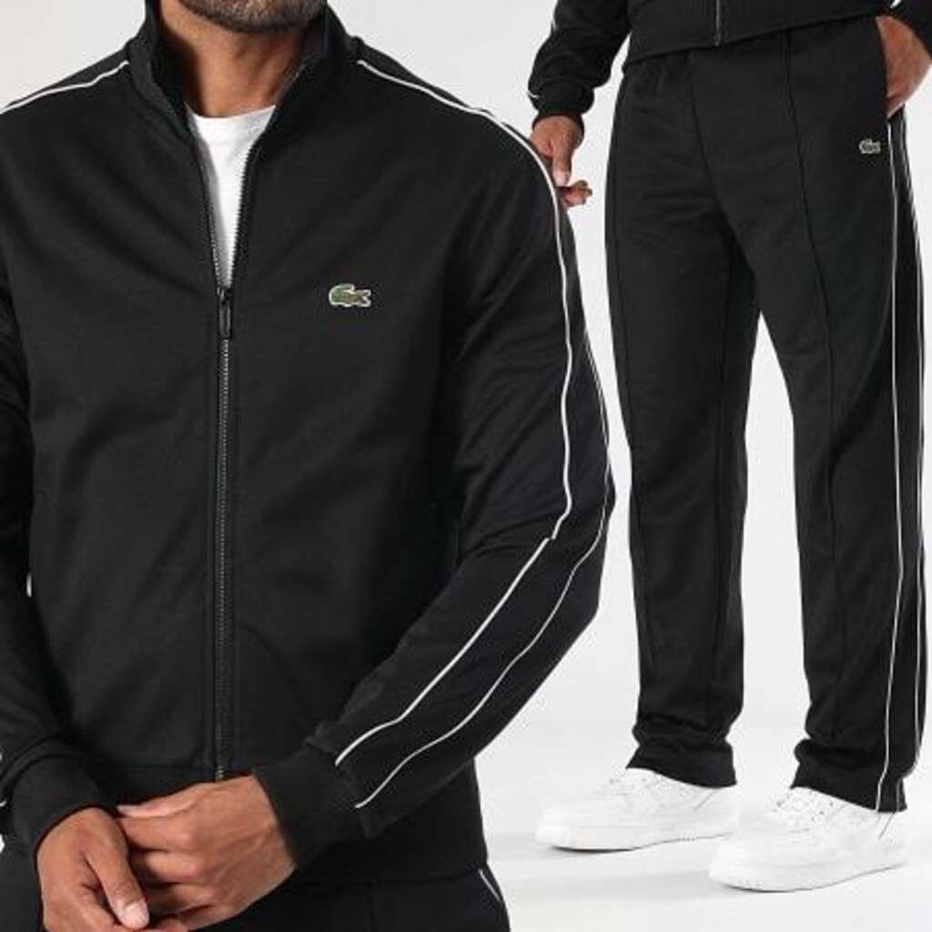 LACOSTE ÇİZGİLİ EŞOFMAN TAKIM - 6